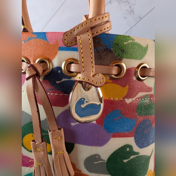 Dooney & Bourke Multicolor Pattern Tote - Picture 8 of 9